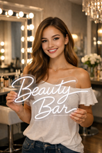 Load image into Gallery viewer, Beauty Bar Neon Sign, Beauty Lounge Neon Sign, Glam Bar Neon Sign, Makeup Studio Neon Sign
