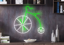 Load image into Gallery viewer, Bicycle neon sign, Vintage Bicycle neon sign, Bicycle led sign, Bicycle light sign, Bike neon sign, Cyclist neon sign, Bicycle lover gift