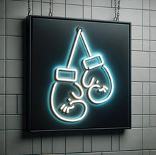 Load image into Gallery viewer, Boxing gloves neon sign, neon boxing gloves sign, boxing neon light, neon sign boxing gloves, neon boxing sign, LED boxing gloves sign, neon wall art boxing gloves, boxing gloves light sign, neon sports sign boxing, boxing gym neon sign