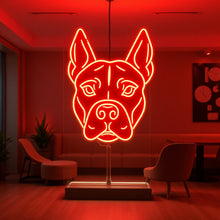 Load image into Gallery viewer, English bulldog neon sign, Wrinkly dog neon sign