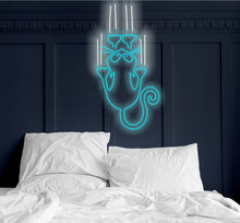 Load image into Gallery viewer, Cat Led Neon Sign, Bedroom Decor, Animal Lover Gifts, Cute Wall Custom Neon Decor, Cat Night Light