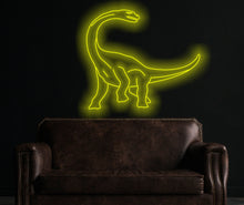 Load image into Gallery viewer, Dinosaur neon sign, Brachiosaurus neon sign, dino neon sign, animal neon sign