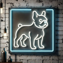 Load image into Gallery viewer, French Bulldog Neon Sign, Neon sign dog bulldog, neon sign dog, French Bulldog LED Neon Dog Art, dog neon sign, gift dog neon sign