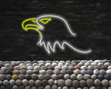 Load image into Gallery viewer, Eagle LED Sign, Neon Bald Eagle, predatory bird neon sign, eagle head neon sign, Eagle Head LED Neon Sign, Neon Bald Eagle Head White