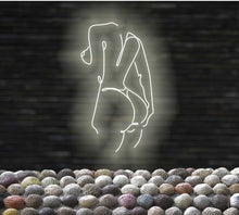 Load image into Gallery viewer, Neon sign female silhouette, Neon Silhouette, Female Silhouette Neon Sign, Nude Lady Neon Signs, Attractive female silhouette neon