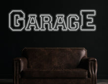 Load image into Gallery viewer, Garage neon sign, Garage led sign, Garage light up sign, Personalized garage sign for men, Garage name sign, Garage decor for men