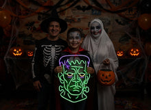 Load image into Gallery viewer, Halloween Monster Neon Sign - Creepy Gothic Wall Sign for Bar or Party and Halloween