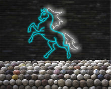 Load image into Gallery viewer, Horse Neon sign, Neon Mustang Sign, Custom Neon Horse Sign