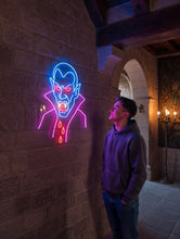 Load image into Gallery viewer, Vampire Fangs Neon Sign, Bloody Teeth Neon Sign, Gothic Horror Mouth Neon Sign