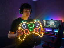 Load image into Gallery viewer, Game Controller LED neon sign, Joystick Neon Sign, Unique gift idea,Neon game room sign, Man cave decor
