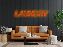 Load image into Gallery viewer, Neon sign Laundry, inscription laundry led light, neon sign for laundry business, Laundry logo neon sign, Laundry text led light, laundry
