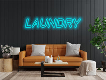 Load image into Gallery viewer, Neon sign Laundry, inscription laundry led light, neon sign for laundry business, Laundry logo neon sign, Laundry text led light, laundry