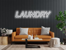 Load image into Gallery viewer, Neon sign Laundry, inscription laundry led light, neon sign for laundry business, Laundry logo neon sign, Laundry text led light, laundry