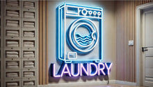 Load image into Gallery viewer, Laundry neon sign, Washing Machine neon sign