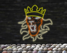 Load image into Gallery viewer, Lion Neon Sign, Lion Head Neon Sign
