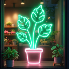 Load image into Gallery viewer, Monstera Leaf LED Neon Sign