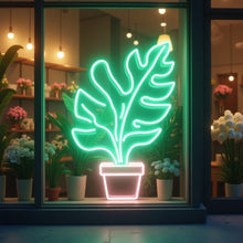 Load image into Gallery viewer, Monstera Leaf LED Neon Sign
