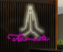 Load image into Gallery viewer, Namaste Neon Signs, Neon Signs Yoga