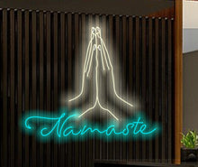 Load image into Gallery viewer, Namaste Neon Signs, Neon Signs Yoga