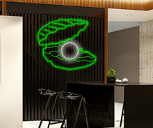 Load image into Gallery viewer, Pearl neon sign, Sea shell with pearl neon sign, SEA SHELL Neon Sign