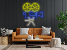 Load image into Gallery viewer, Retro photo camera neon light, Classic camera neon decor, Photography enthusiast neon sign, Old-fashioned camera neon sign, Retro camera LED