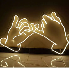 Load image into Gallery viewer, Pinky Promise Neon Sign for bedroom, cafe, home, bar, restaurant, office living room