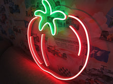 Load image into Gallery viewer, Tomato neon sign, Tomato illuminated sign, tomatoes decor neon light sign