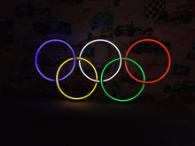 Load image into Gallery viewer, Sport neon sign, Olympic rings neon sign, olympic games neon sign