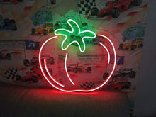Load image into Gallery viewer, Tomato neon sign, Tomato illuminated sign, tomatoes decor neon light sign