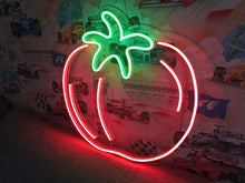 Load image into Gallery viewer, Tomato neon sign, Tomato illuminated sign, tomatoes decor neon light sign