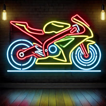 Load image into Gallery viewer, Sportbike Neon Sign, Racing Motorcycle Neon Sign, Fast Motorbike Neon Sign Multicolor
