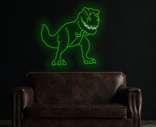 Load image into Gallery viewer, Dinosaur neon sign, Tyrannosaurus led neon light