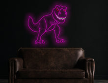 Load image into Gallery viewer, Dinosaur neon sign, Tyrannosaurus led neon light