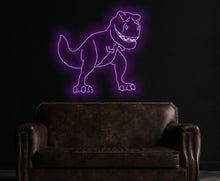 Load image into Gallery viewer, Dinosaur neon sign, Tyrannosaurus led neon light
