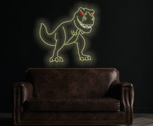 Load image into Gallery viewer, Dinosaur neon sign, Tyrannosaurus led neon light