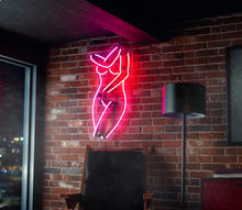 Load image into Gallery viewer, Female body neon sign, woman silhouette - LED Neon Sign, girl body neon sign
