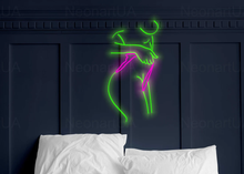 Load image into Gallery viewer, Woman In Bikini LED Sign, girl In Bikini LED Sign, lady In Bikini LED Sign, Wall Decor, Woman Body, Girls Neon Sign