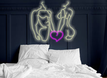 Load image into Gallery viewer, Romantic Love Handmade Gifts Personalized Gifts Neon Sign Neon Light For Bedroom Modern neon sign