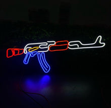 Load image into Gallery viewer, AK47 neon sign, neon sign gun