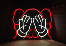 Load image into Gallery viewer, Cute KAWS Anime Scary Clown Neon Sign