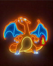 Load image into Gallery viewer, Dragon neon sign, Dragon anime Decor neon sign, Neon Art Sign, Neon Sign Art, Neon Sign Japan, Neon Decorations, Neon Sign Bedroom picture 1