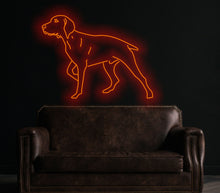 Load image into Gallery viewer, English Pointer neon sign wall decor. Unique dog lover gift