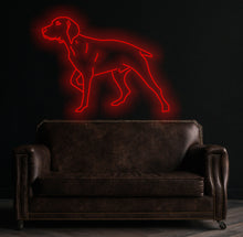 Load image into Gallery viewer, Dog neon sign, English Pointer dog neon sign, Unique dog lover gift, animals neon sign