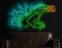 Load image into Gallery viewer, Godzilla Neon Sign led