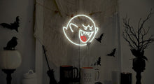 Load image into Gallery viewer, Halloween Ghost Neon Sign Cute BOO
