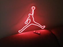 Load image into Gallery viewer, Basketball Player LED ligth neon sign | gaming room led lamp, wall decor, decoration for boys room neonartUA