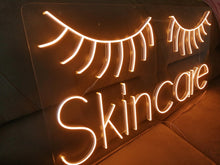 Load image into Gallery viewer, Skincare neon sign, Beauty & Hair Salon Neon sign