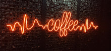 Load image into Gallery viewer, Neon coffee pulse sign is great for your bar