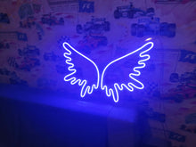 Load image into Gallery viewer, Angel Wings neon sign, Celestial Wings neon sign, Ethereal Wings neon sign, Heavenly Wings neon