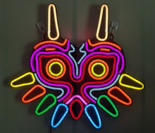 Load image into Gallery viewer, Majora's Mask Legend of Zelda Neon Sign, Majoras Mask Neon Light